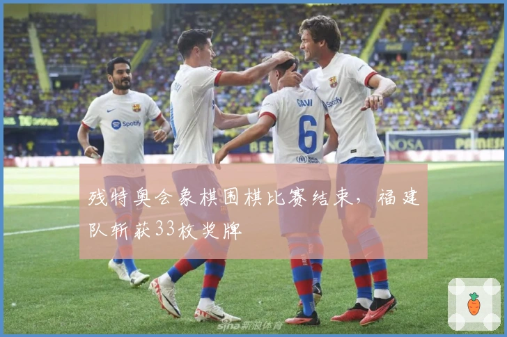 残特奥会象棋围棋比赛结束，福建队斩获33枚奖牌